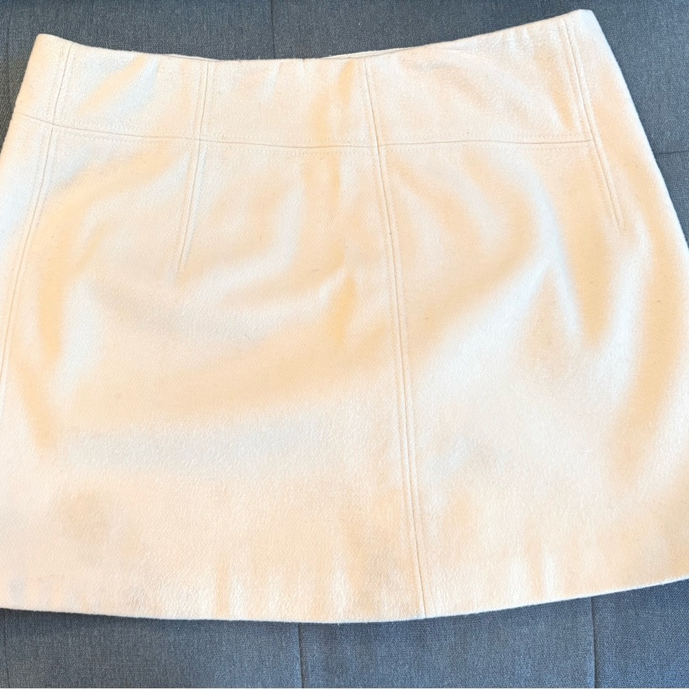 Theory 100% Wool A-line skirt